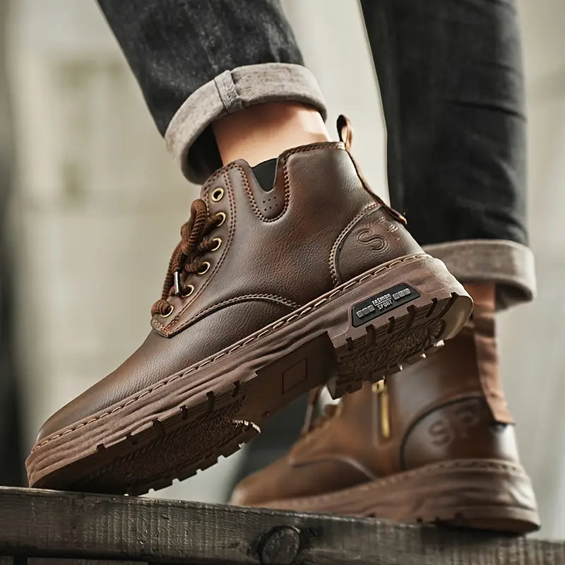 LAURENT MONACO | BOTTES EN CUIR VÉRITABLE