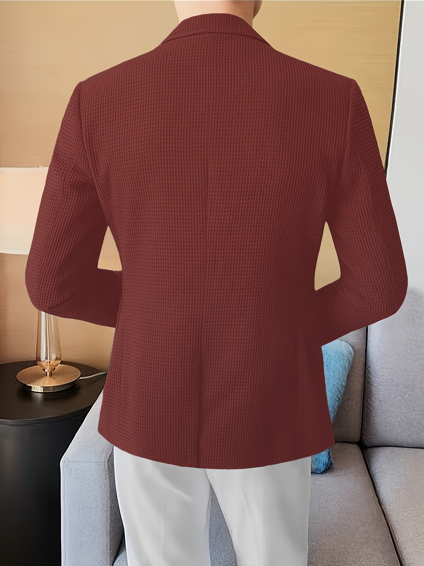 LAURENT MONACO | VESTE EN MAILLE TEXTURÉE POUR HOMMES