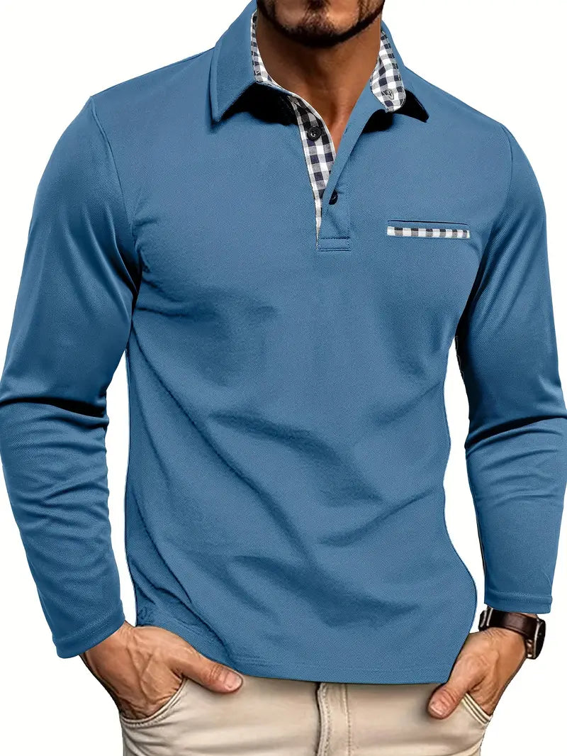 LAURENT MONACO | POLO À MANCHES LONGUES POUR HOMME