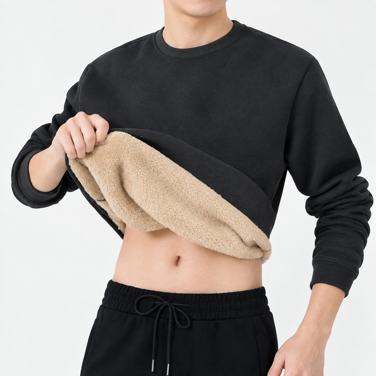 LAURENT MONACO | PULL À COL ROND CLASSIQUE POUR HOMMES