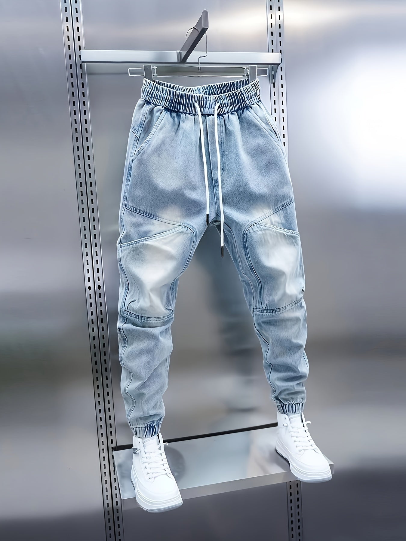 LAURENT MONACO | PANTALON EN DENIM DÉCONTRACTÉ À COUPE AMPLE