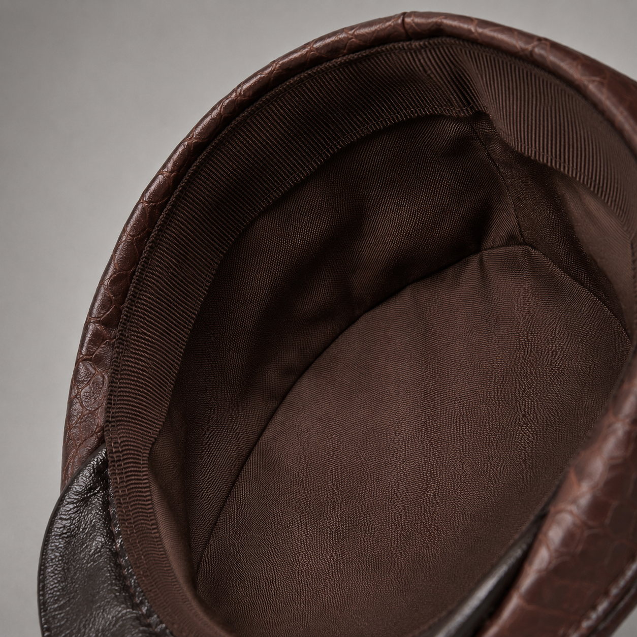 LAURENT MONACO | CASQUETTE À EMPIÈCEMENTS CROCODILE POUR HOMMES