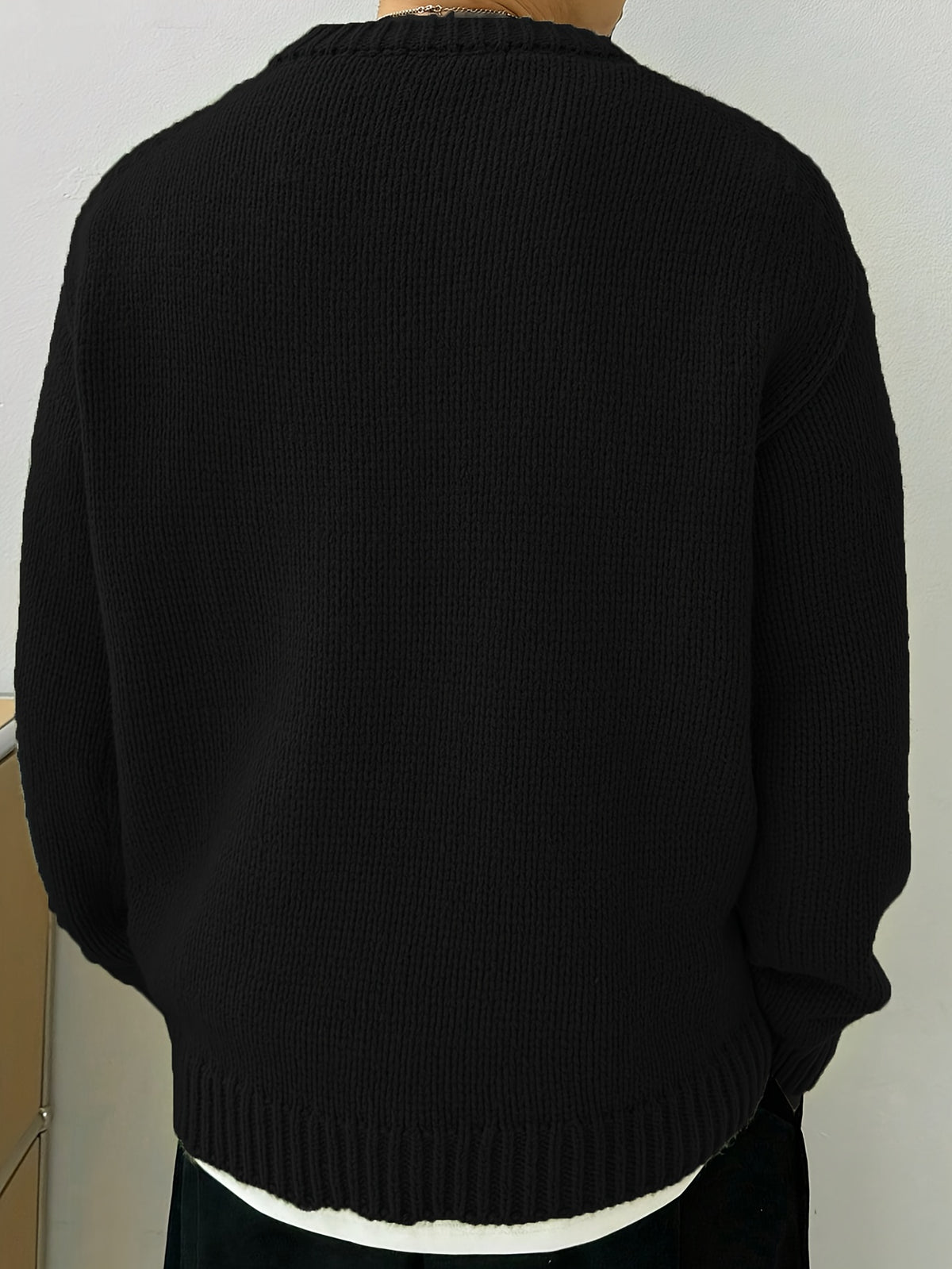 LAURENT MONACO | PULL EN MAILLE À COL ROND POUR HOMMES
