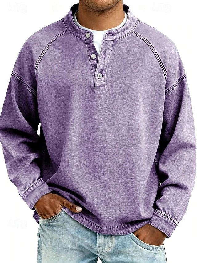 LAURENT MONACO | CHEMISE HENLEY POUR HOMMES