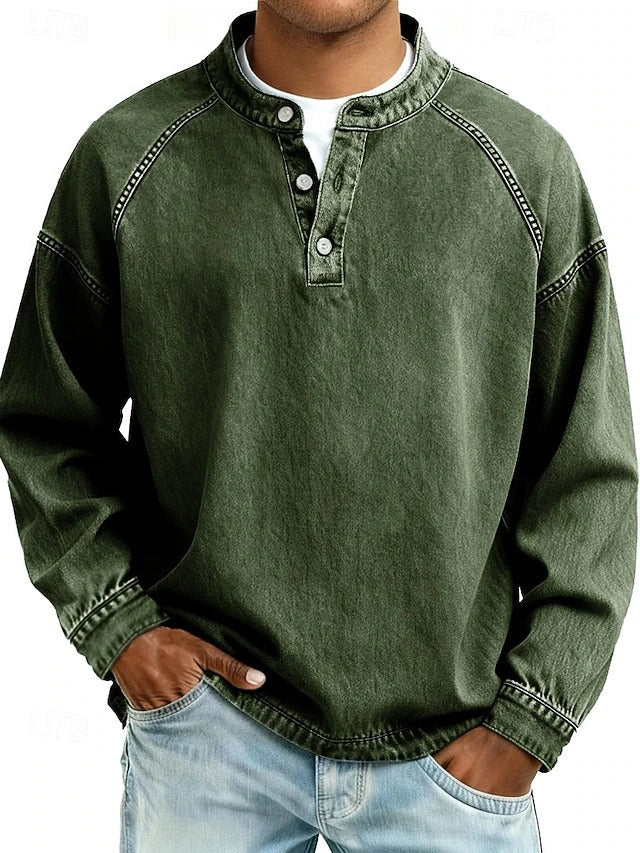 LAURENT MONACO | CHEMISE HENLEY POUR HOMMES