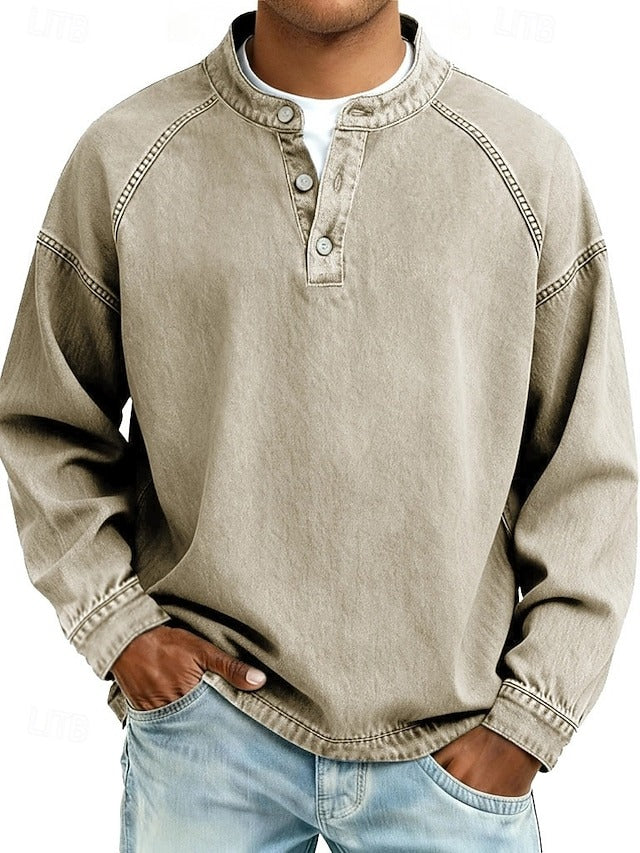 LAURENT MONACO | CHEMISE HENLEY POUR HOMMES