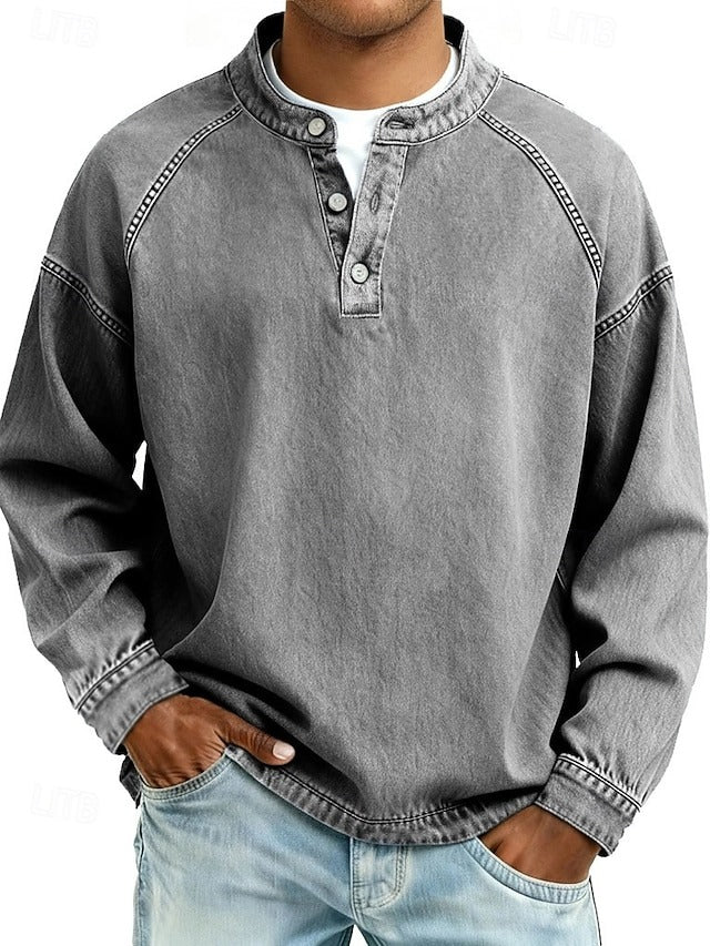 LAURENT MONACO | CHEMISE HENLEY POUR HOMMES