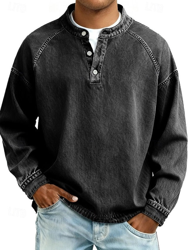 LAURENT MONACO | CHEMISE HENLEY POUR HOMMES