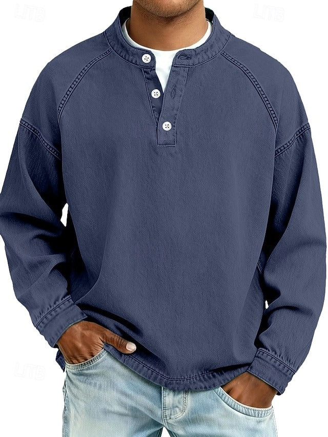 LAURENT MONACO | CHEMISE HENLEY POUR HOMMES