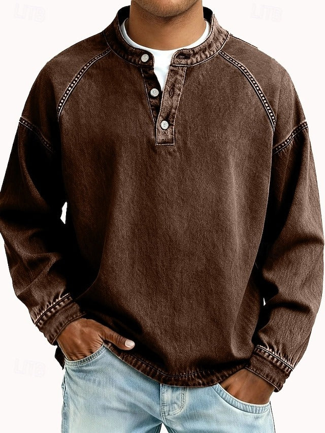 LAURENT MONACO | CHEMISE HENLEY POUR HOMMES