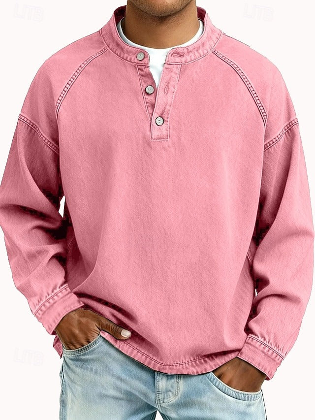 LAURENT MONACO | CHEMISE HENLEY POUR HOMMES