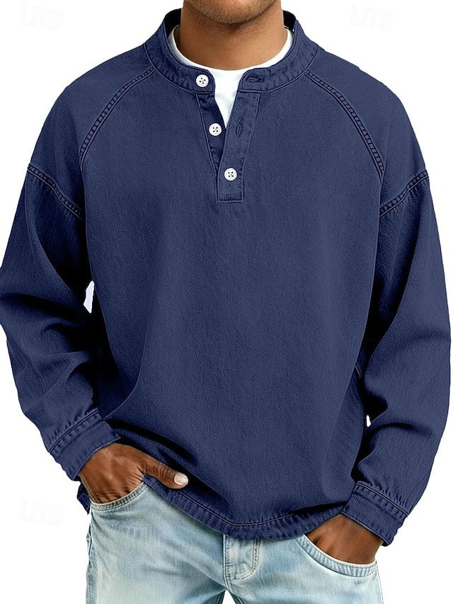 LAURENT MONACO | CHEMISE HENLEY POUR HOMMES