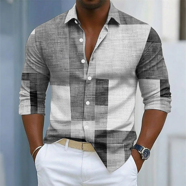 LAURENT MONACO | CHEMISE GÉOMÉTRIQUE POUR HOMME