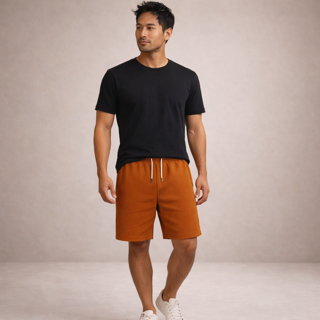 LAURENT MONACO | SHORTS D'ÉTÉ EN LIN POUR HOMMES