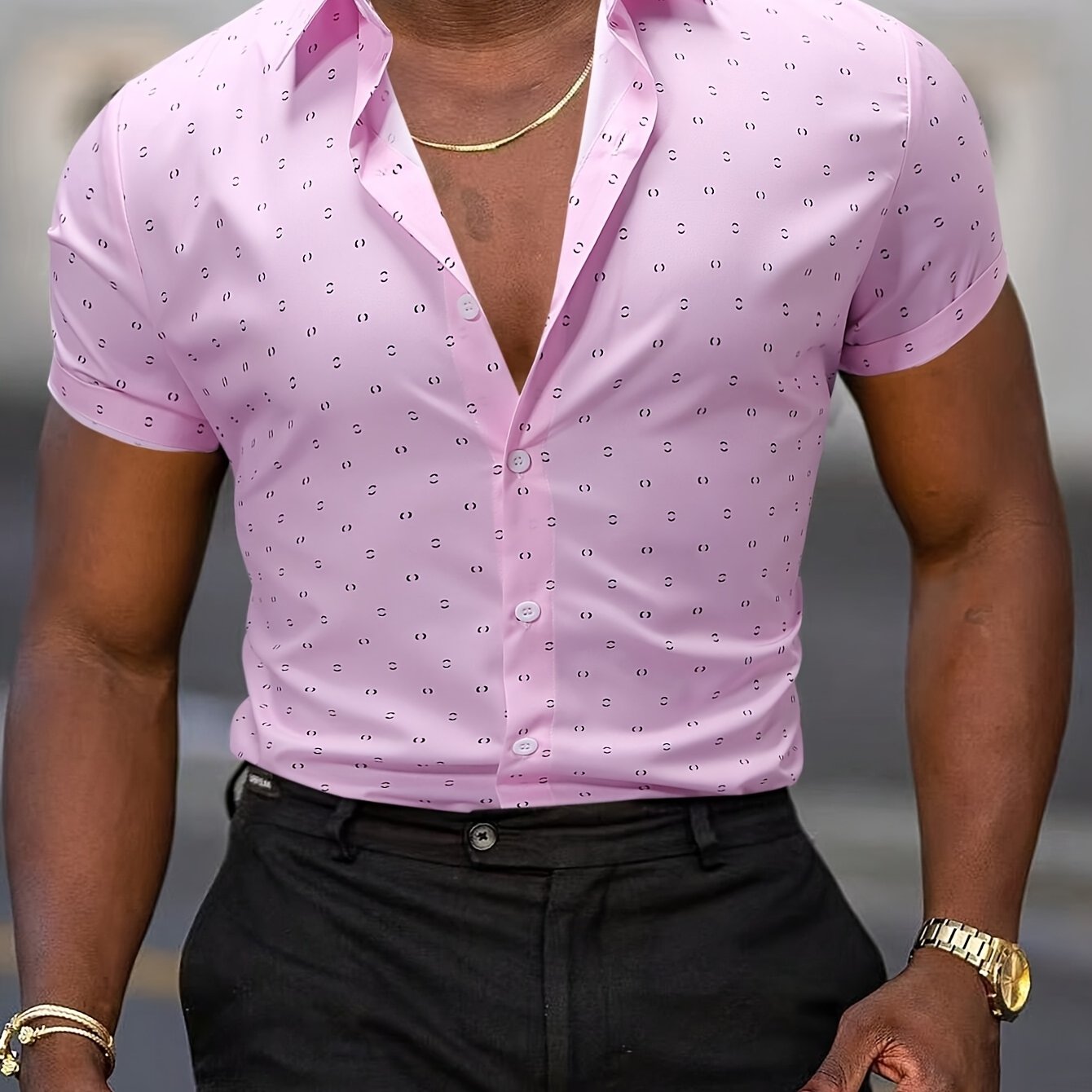 LAURENT MONACO | CHEMISE À IMPRIMÉ TROPICAL POUR HOMMES