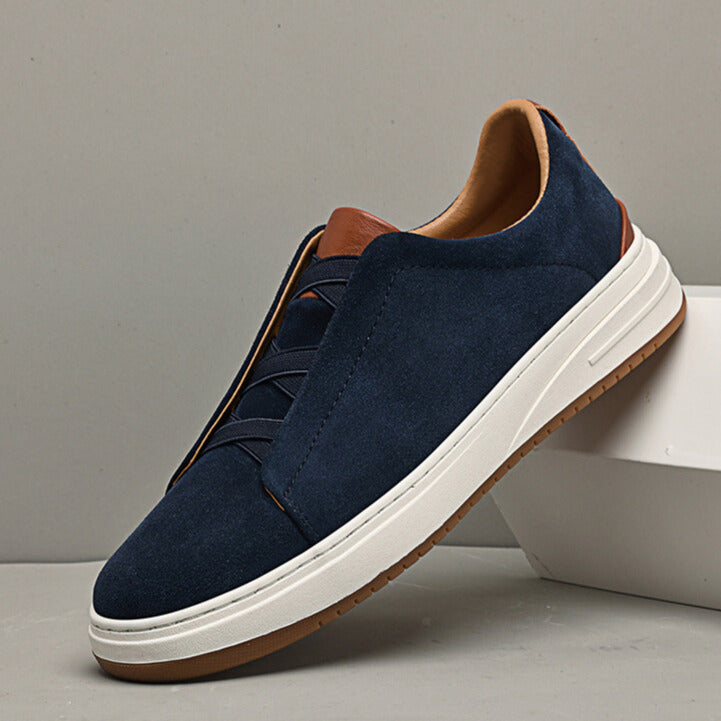 LAURENT MONACO | CHAUSSURES SANS LACETS EN DAIM POUR HOMME
