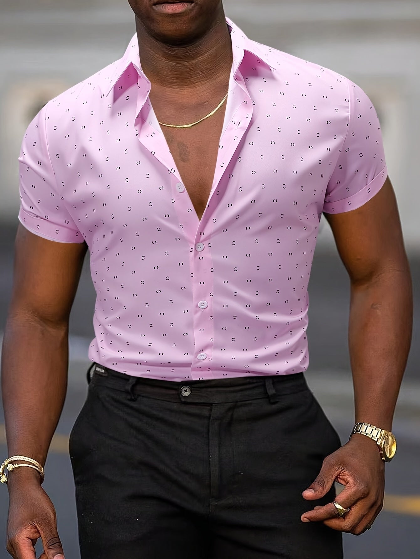 LAURENT MONACO | CHEMISE À IMPRIMÉ TROPICAL POUR HOMMES