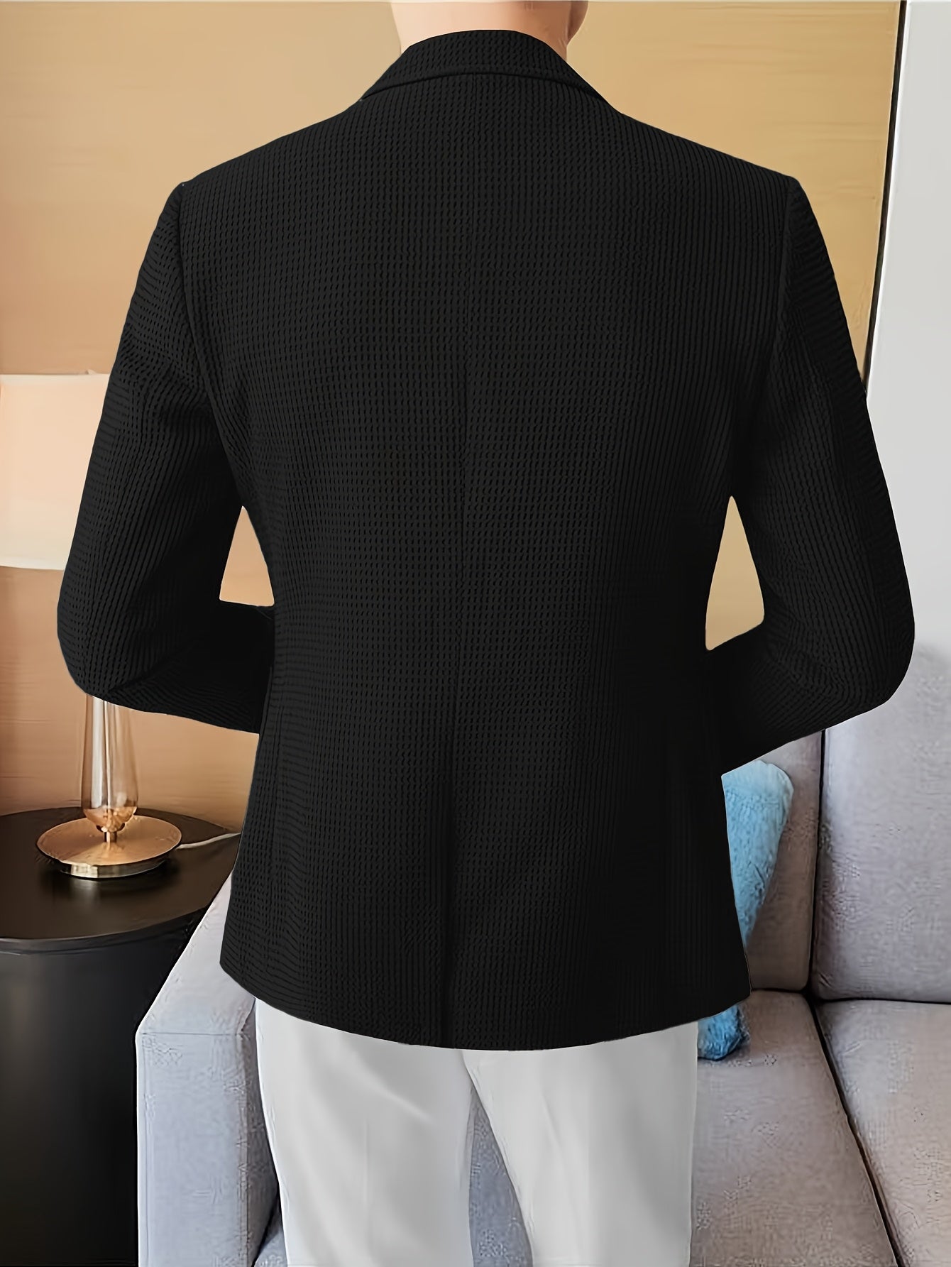 LAURENT MONACO | VESTE EN MAILLE TEXTURÉE POUR HOMMES