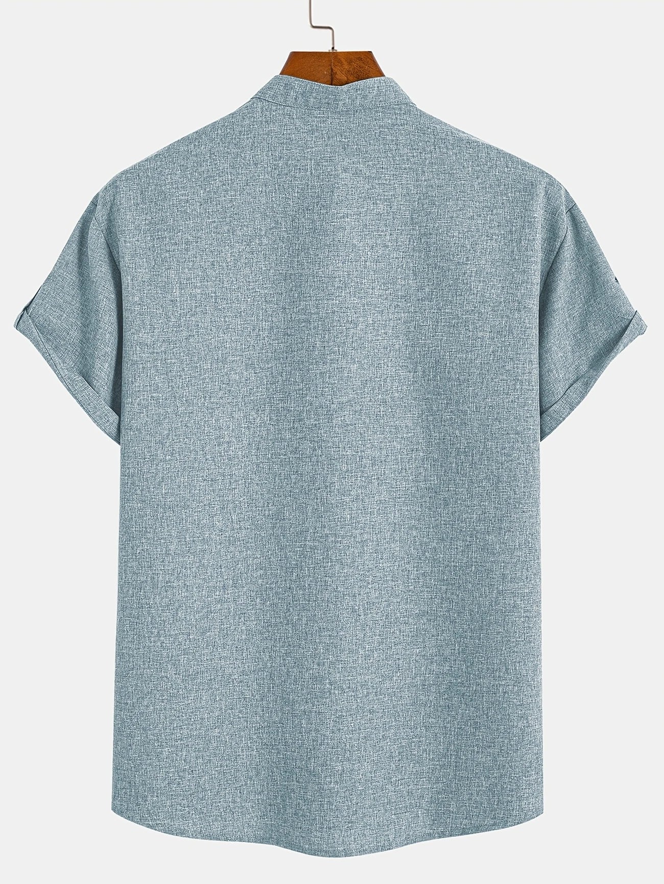 LAURENT MONACO | CHEMISE À COL MONTANT POUR HOMMES