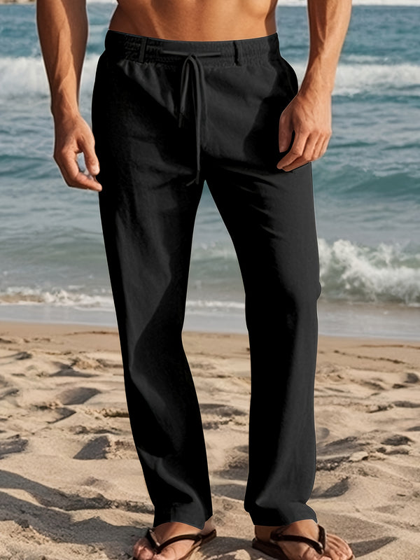 LAURENT MONACO | PANTALON EN LIN POUR HOMMES