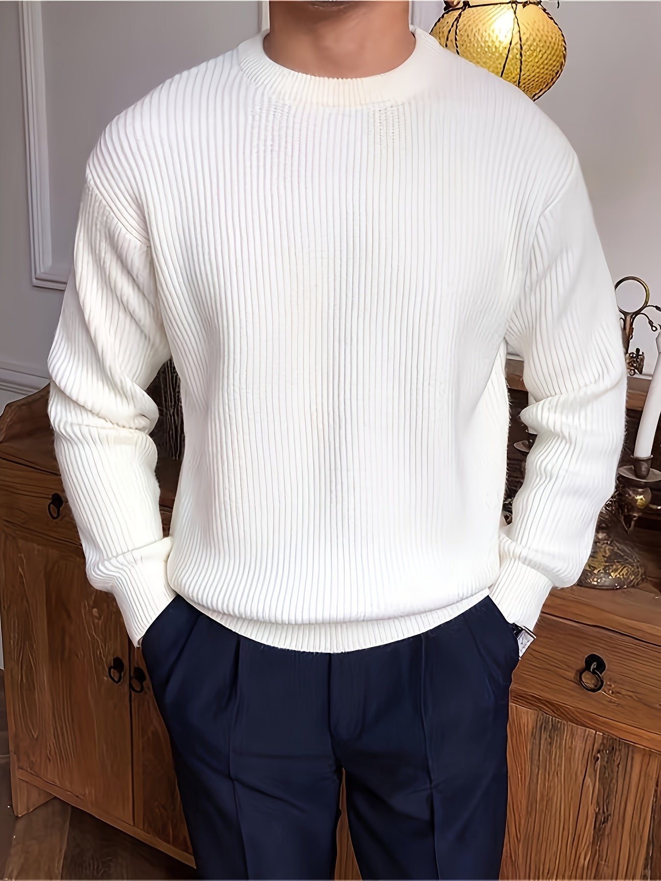 LAURENT MONACO | PULL EN MAILLE AMPLE POUR HOMMES