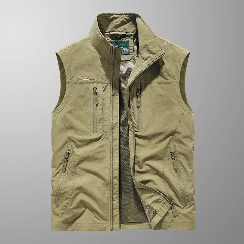 LAURENT MONACO | GILET ZIP EXTERIEUR POUR HOMMES