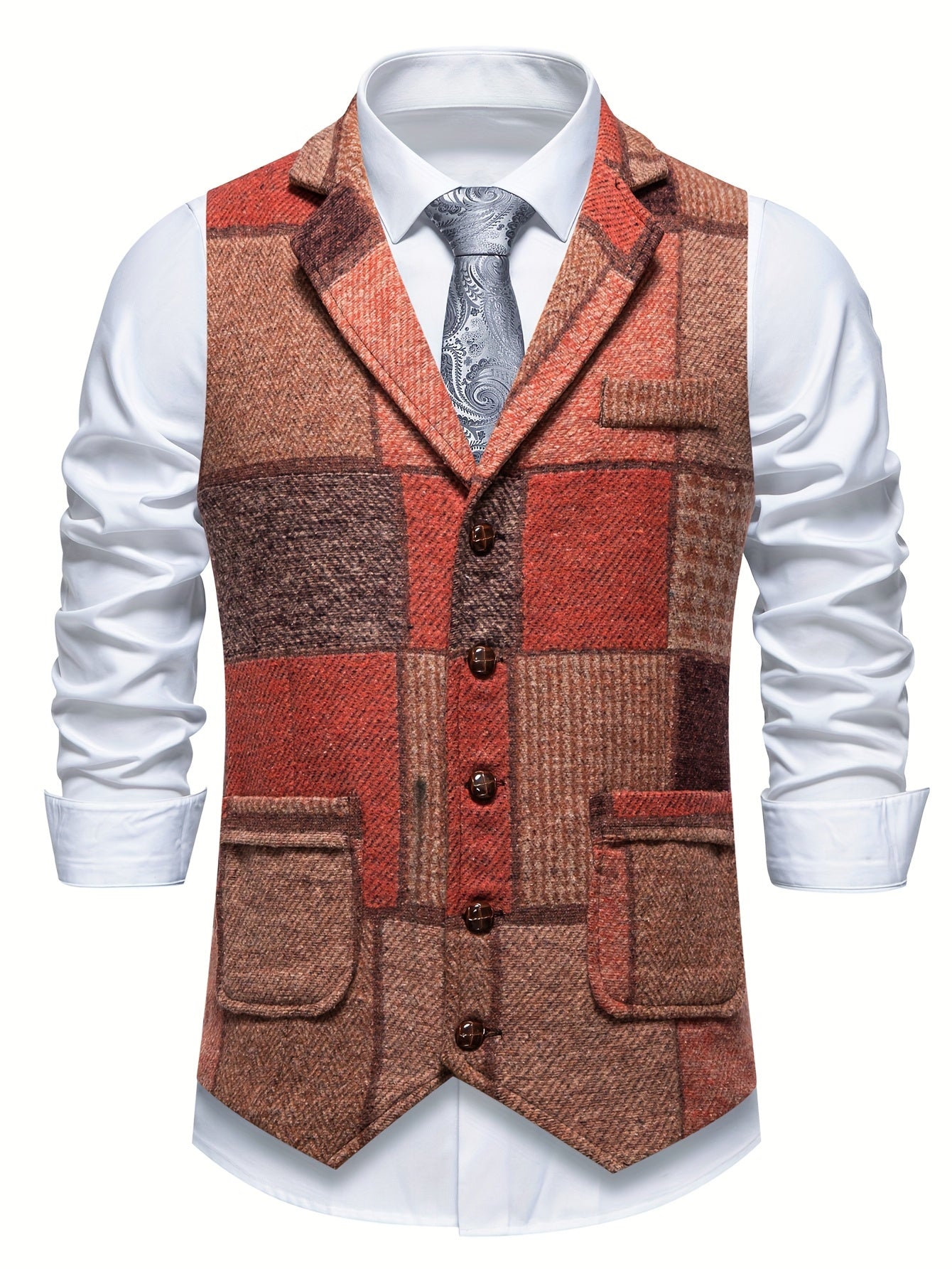 LAURENT MONACO | GILET EN TWEED POUR HOMMES