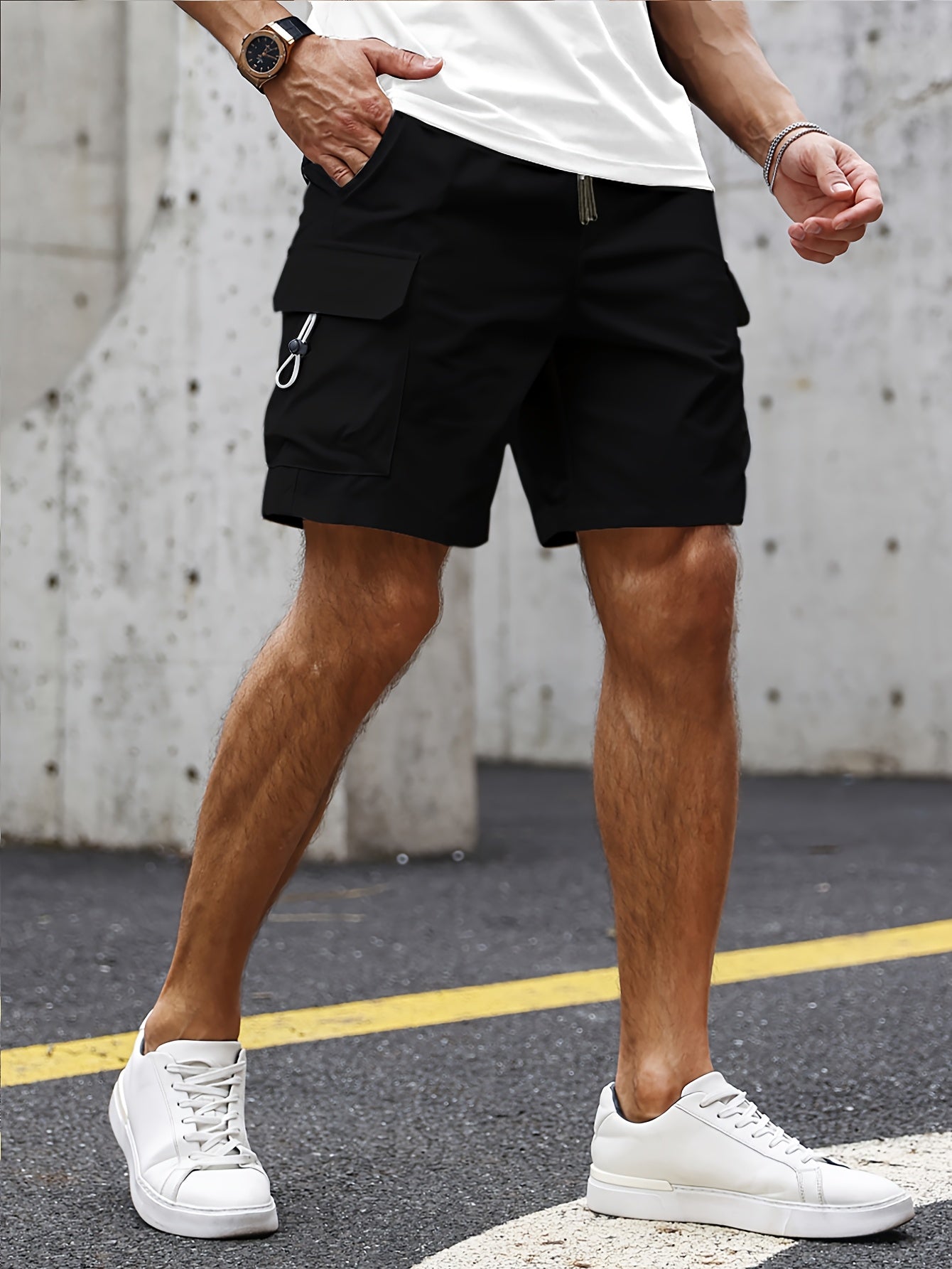 LAURENT MONACO | SHORTS CARGO POUR HOMME