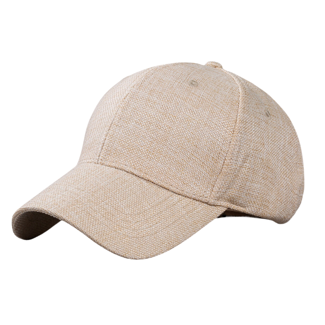 LAURENT MONACO | CASQUETTE CLASSIQUE EN LIN POUR HOMMES