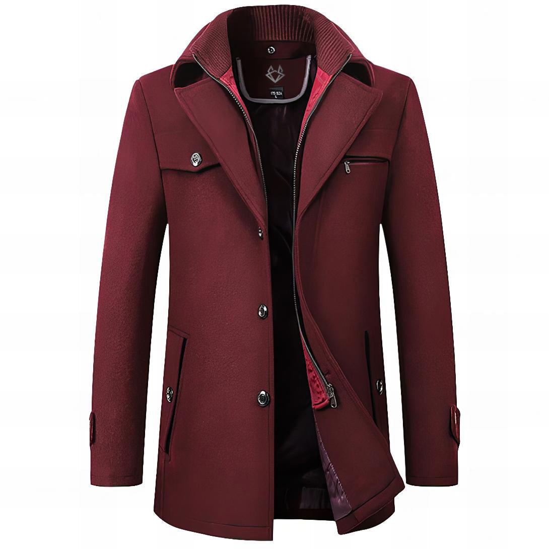 LAURENT MONACO | MANTEAU ÉLÉGANT STRUCTURÉ POUR HOMME