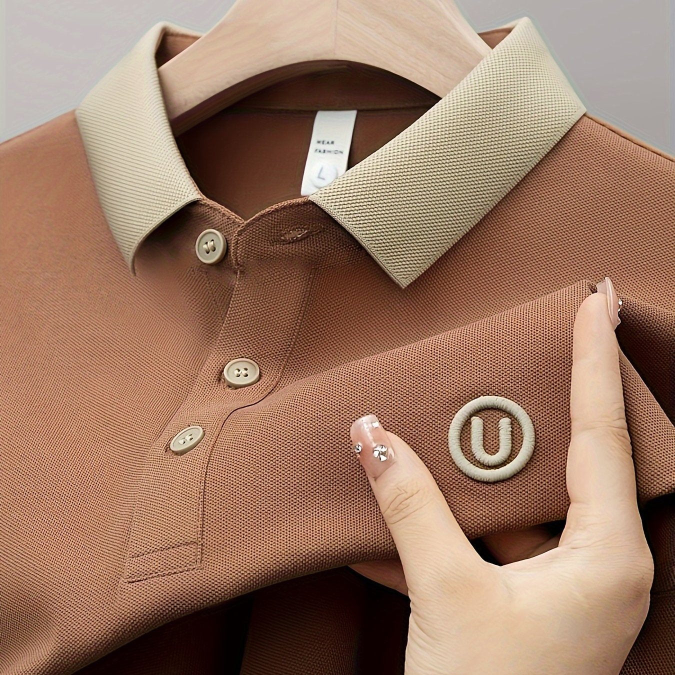 LAURENT MONACO | POLO BRODÉ MODERNE POUR HOMME