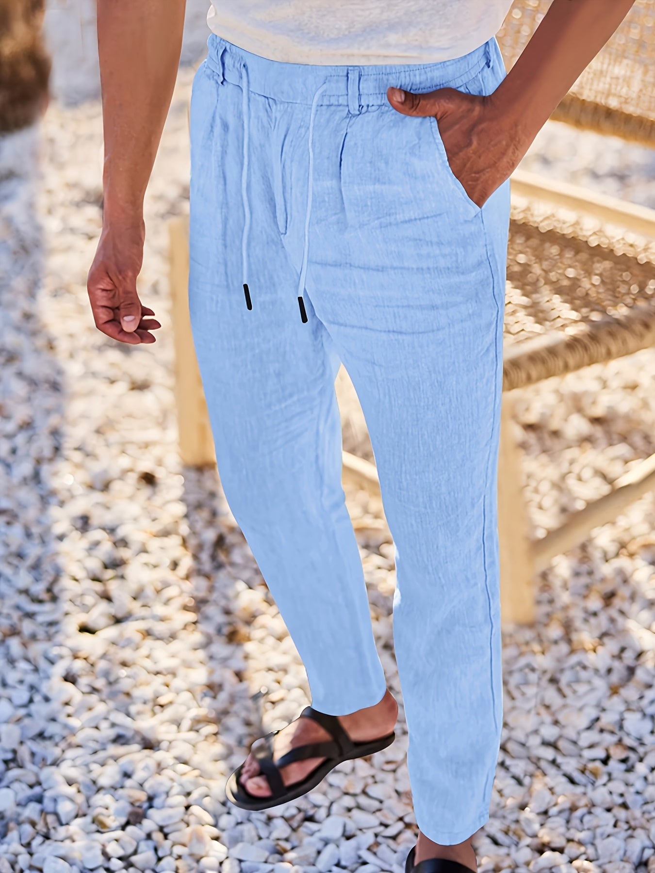 LAURENT MONACO | PANTALON À JAMBE DROITE POUR HOMMES