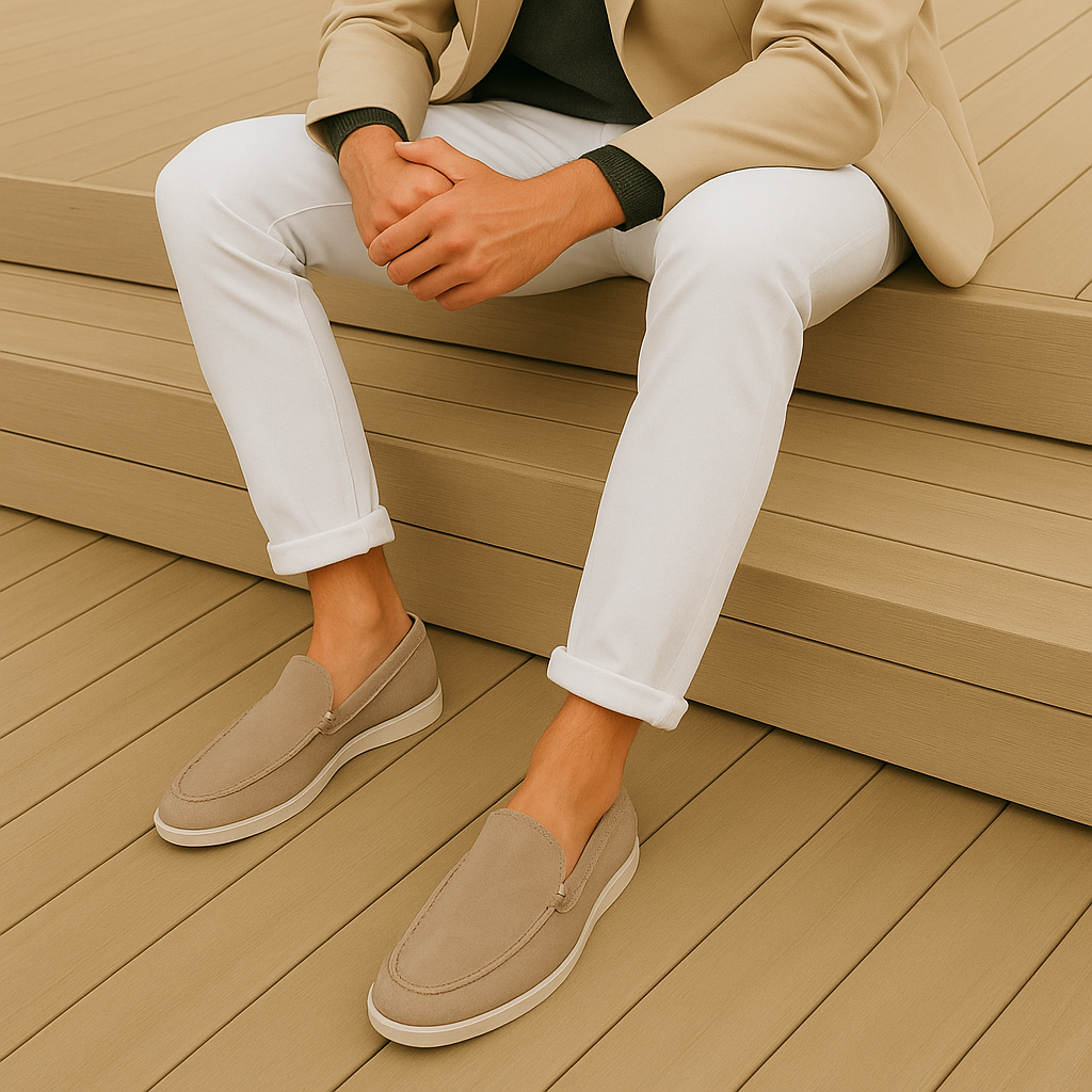 LAURENT MONACO | MOCASSINS ÉLÉGANTS EN DAIM