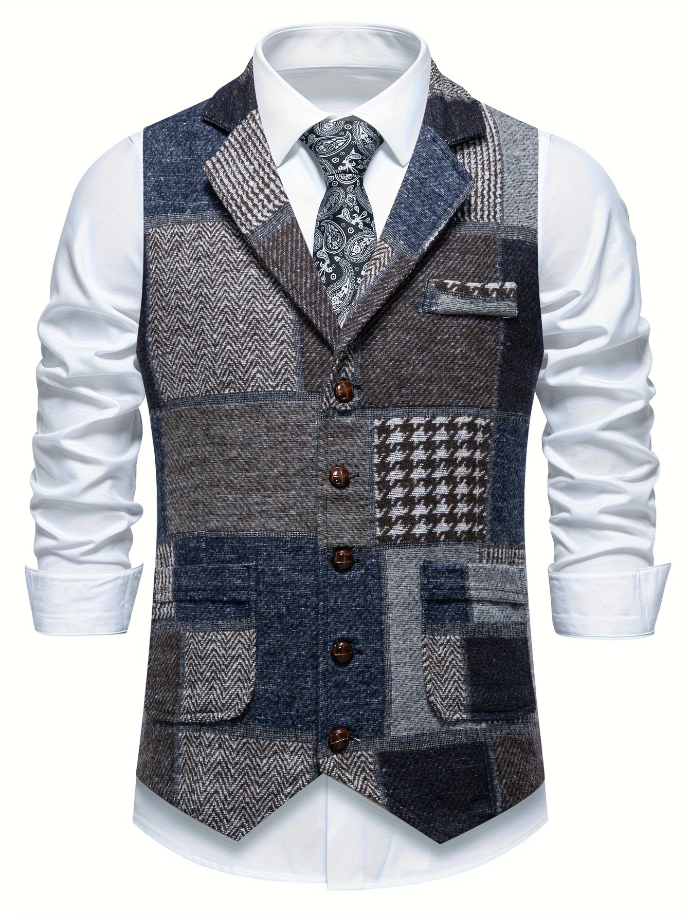 LAURENT MONACO | GILET EN TWEED POUR HOMMES