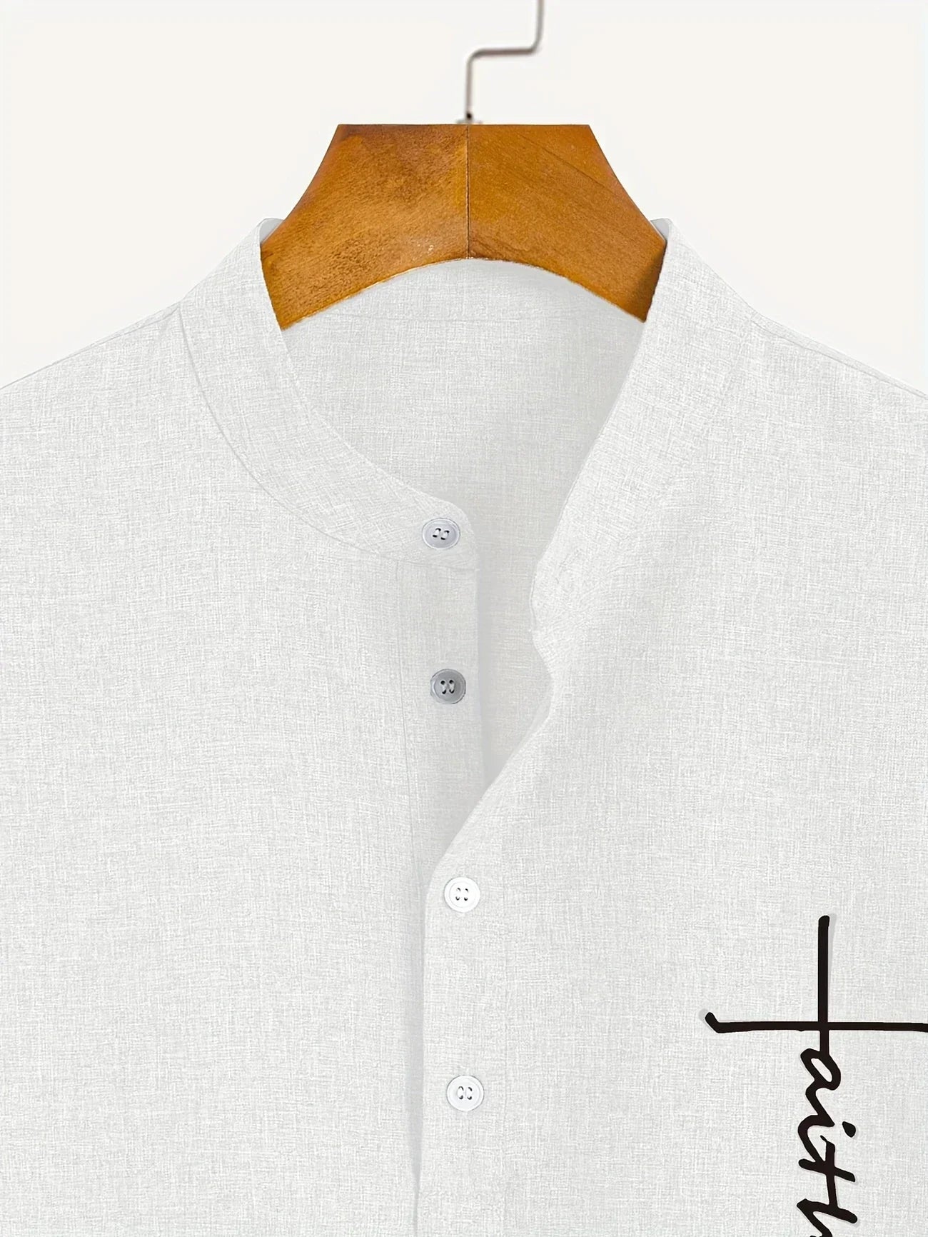 LAURENT MONACO | CHEMISE À COL MONTANT POUR HOMMES