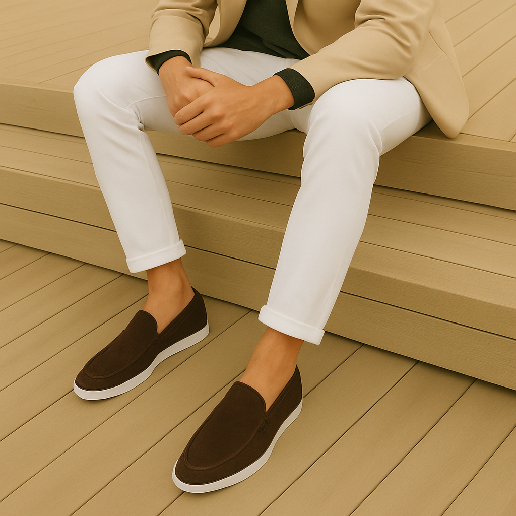 LAURENT MONACO | MOCASSINS ÉLÉGANTS EN DAIM