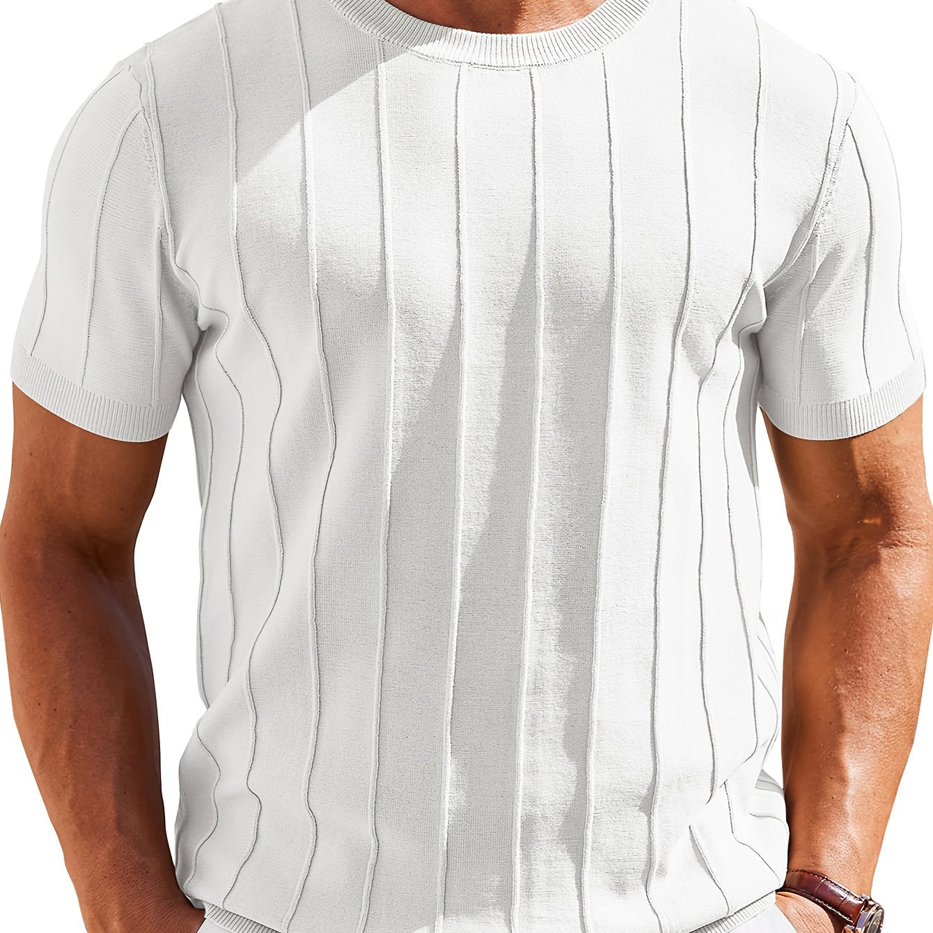 LAURENT MONACO | CHEMISE EN MAILLE COTONNÉE POUR HOMMES