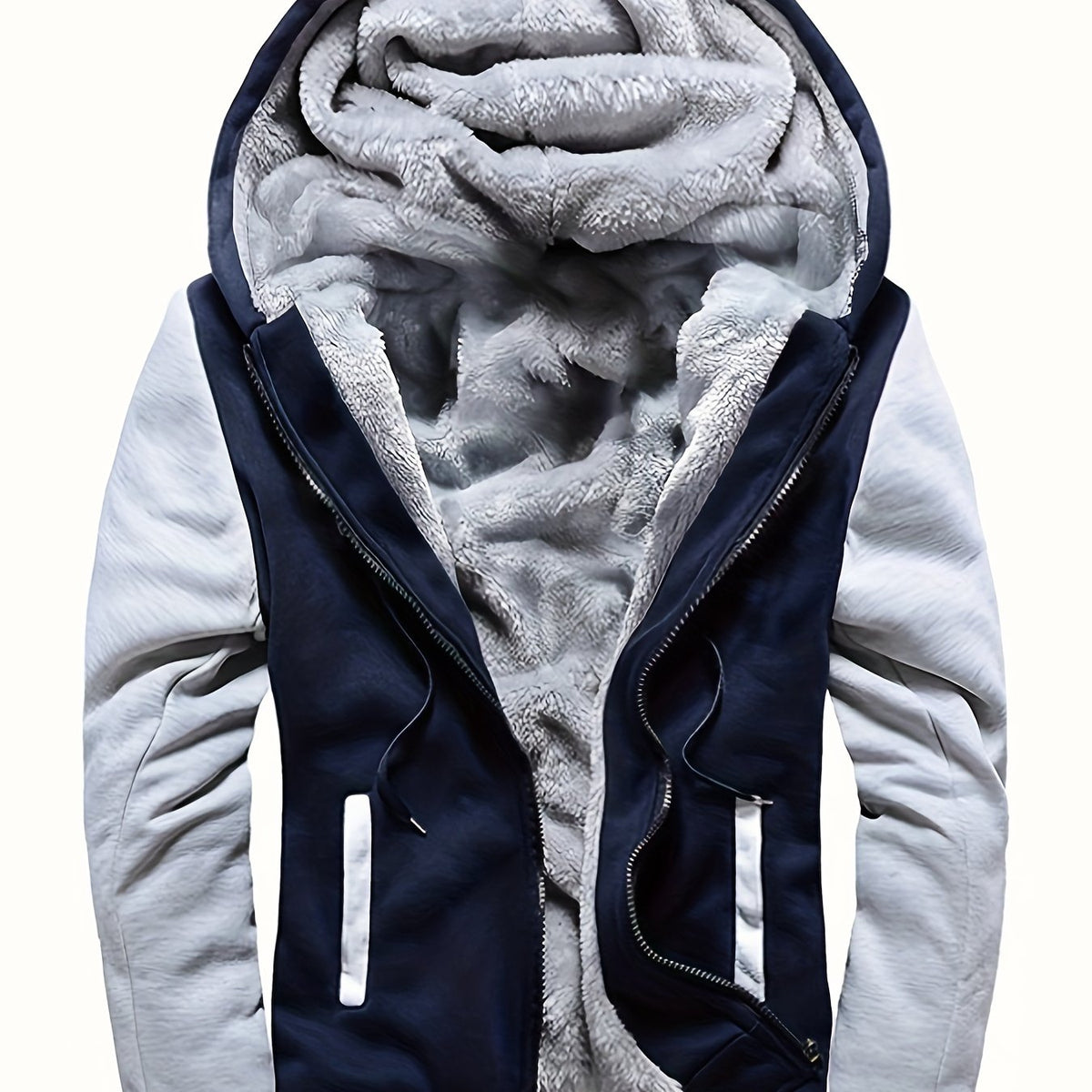 LAURENT MONACO | PULL À CAPUCHE ET FERMETURE ÉCLAIR MOTIF CAMOUFLAGE POUR HOMMES