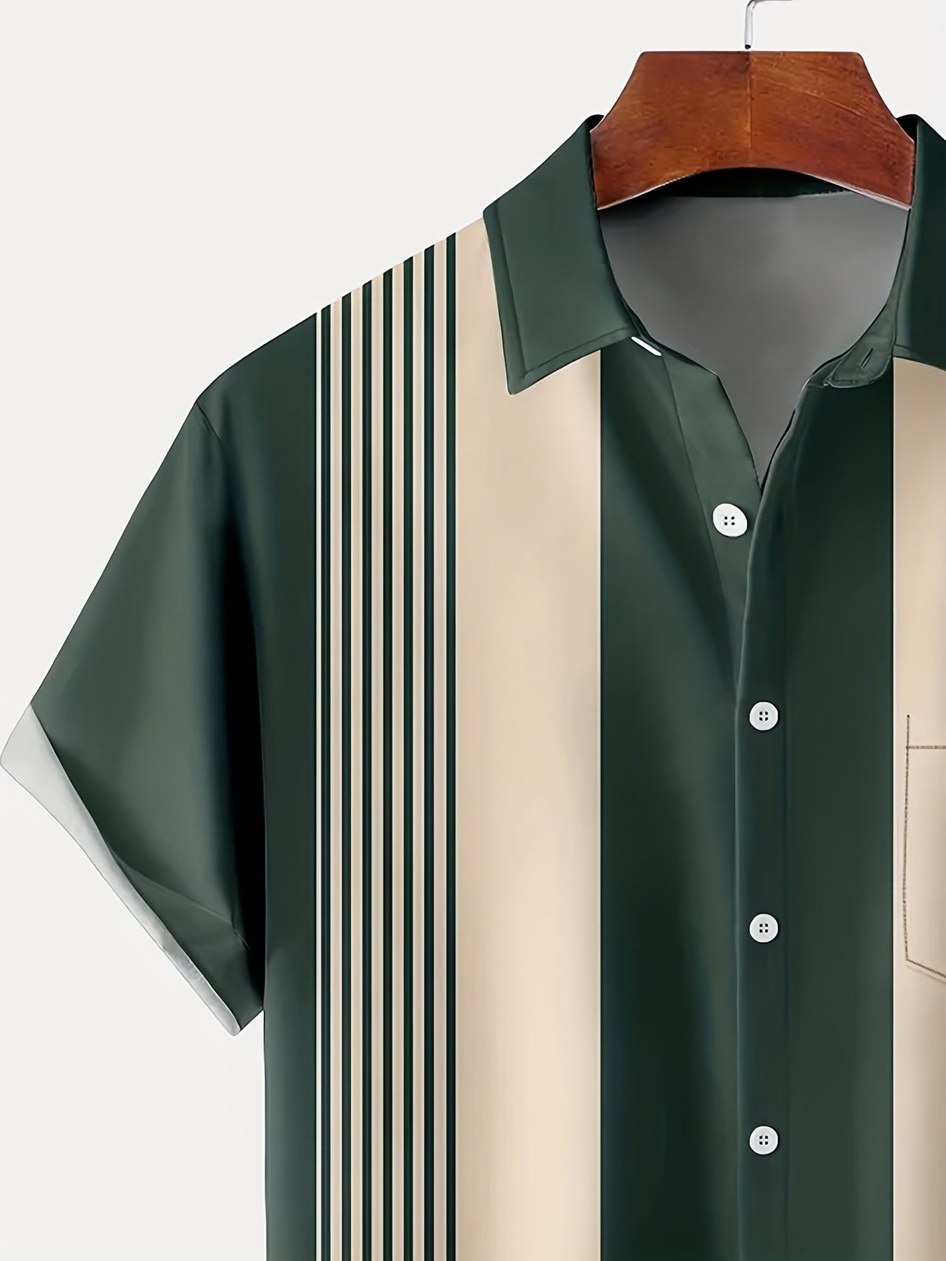LAURENT MONACO | CHEMISE VINTAGE À MOTIFS GÉOMÉTRIQUES POUR HOMMES