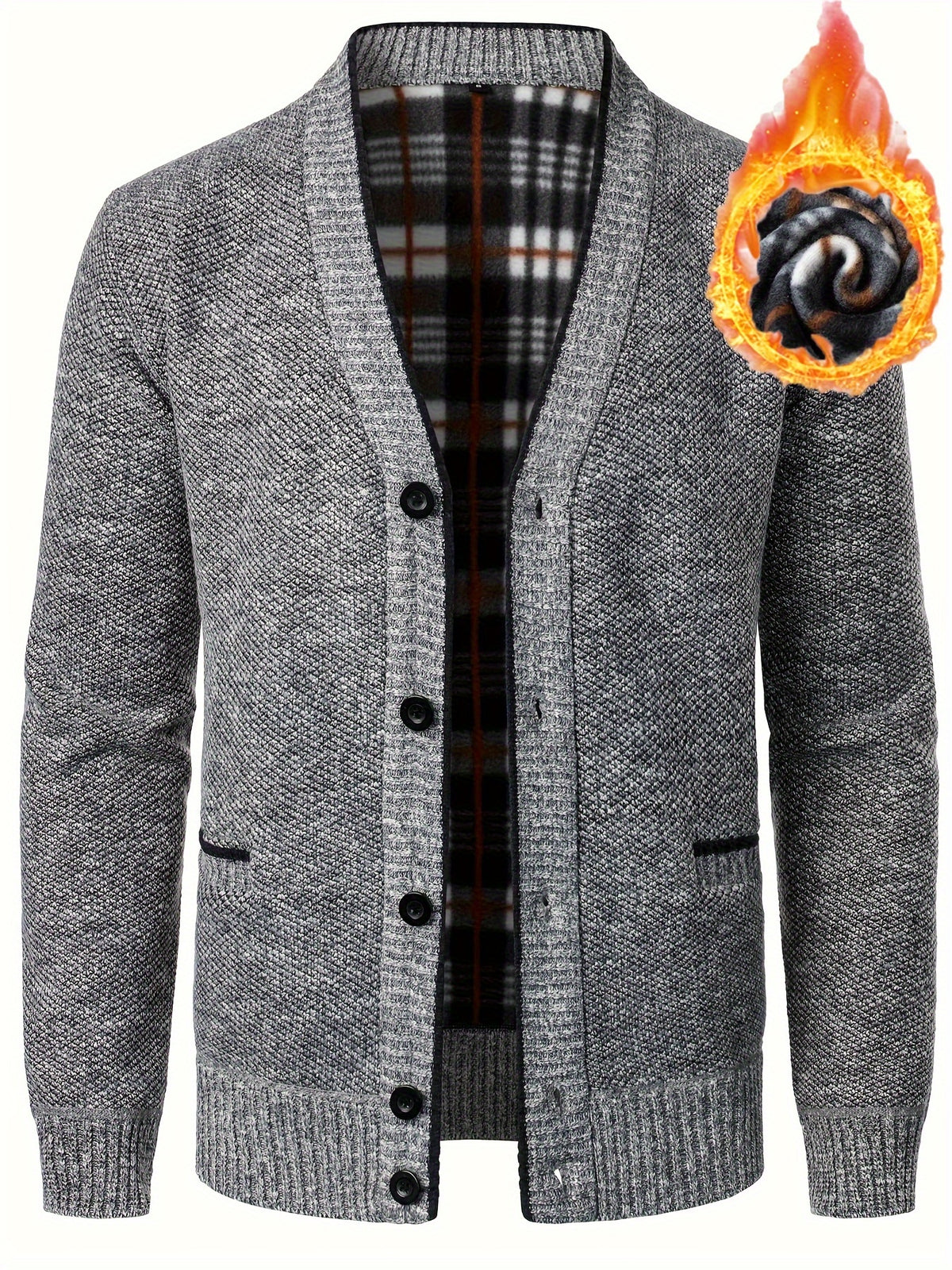 LAURENT MONACO | CARDIGAN À FERMETURE ÉCLAIR POUR HOMMES