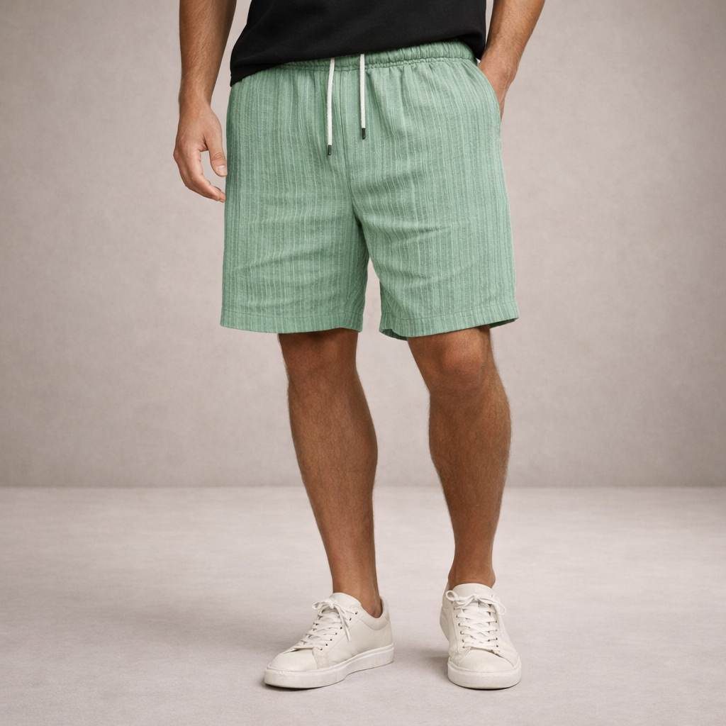 LAURENT MONACO | SHORTS D'ÉTÉ EN LIN POUR HOMMES