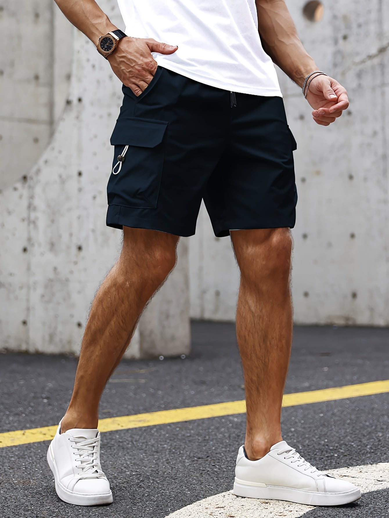 LAURENT MONACO | SHORTS CARGO POUR HOMME