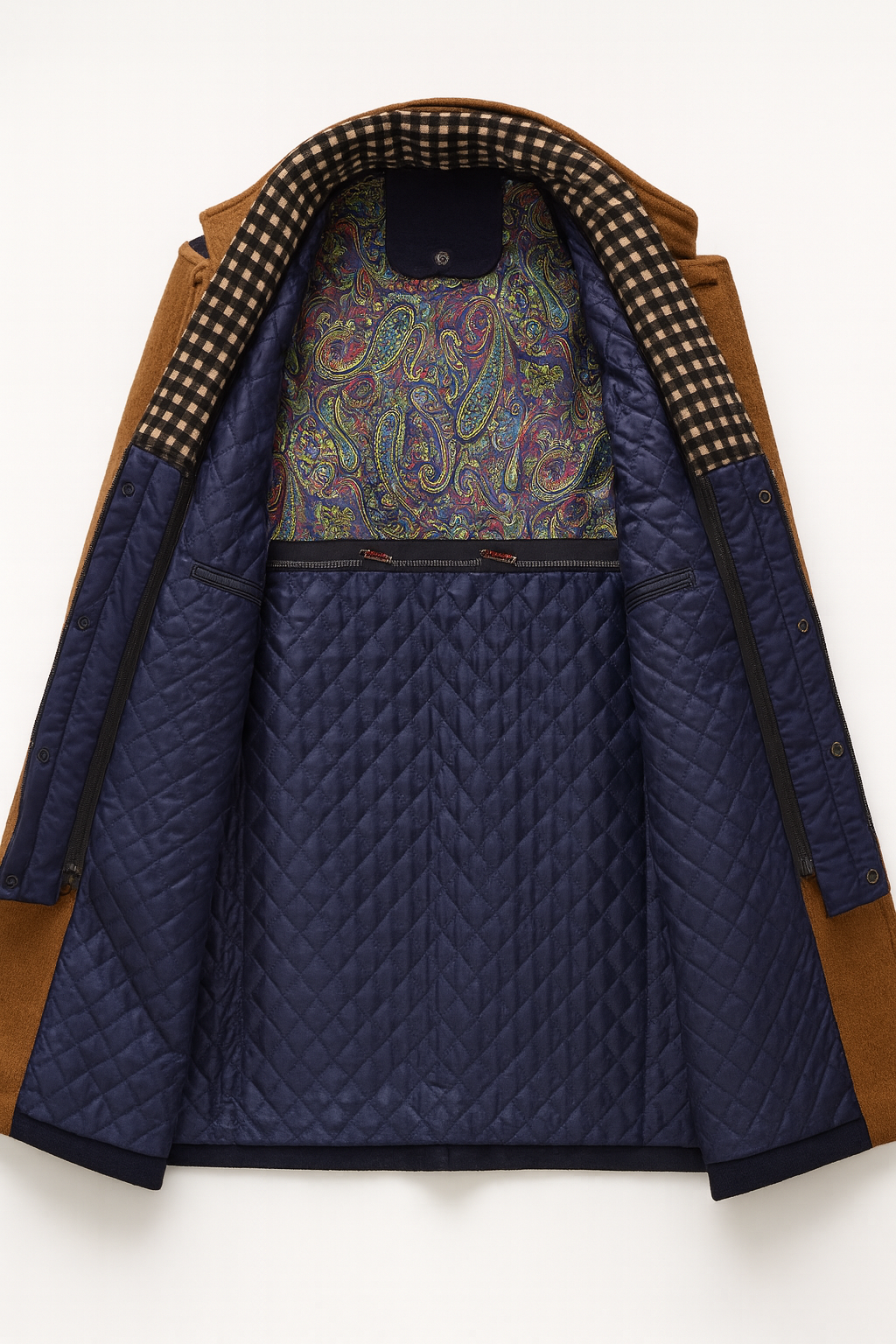LAURENT MONACO  MANTEAU EN LAINE POUR HOMMES