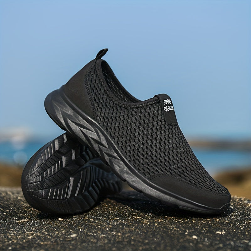 LAURENT MONACO | BASKETS SANS LACETS EN MAILLE POUR HOMMES