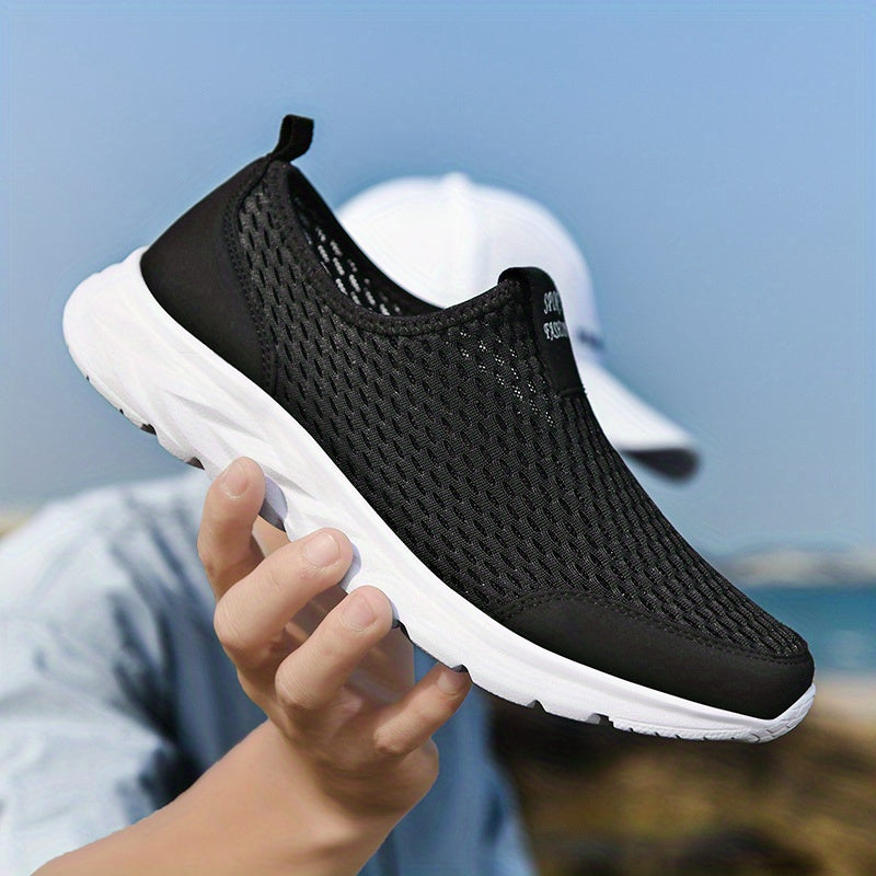 LAURENT MONACO | BASKETS SANS LACETS EN MAILLE POUR HOMMES