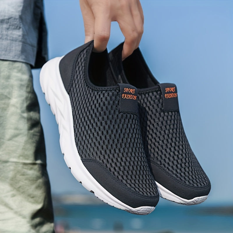 LAURENT MONACO | BASKETS SANS LACETS EN MAILLE POUR HOMMES