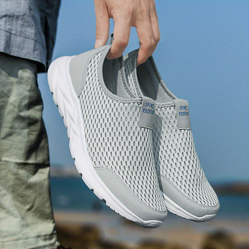 LAURENT MONACO | BASKETS SANS LACETS EN MAILLE POUR HOMMES