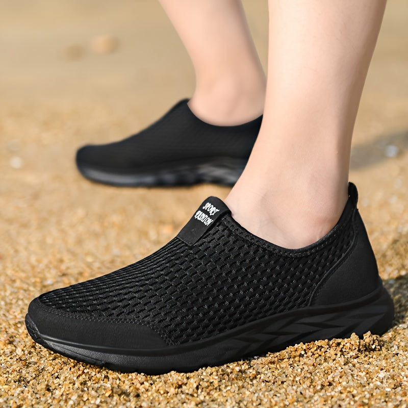 LAURENT MONACO | BASKETS SANS LACETS EN MAILLE POUR HOMMES