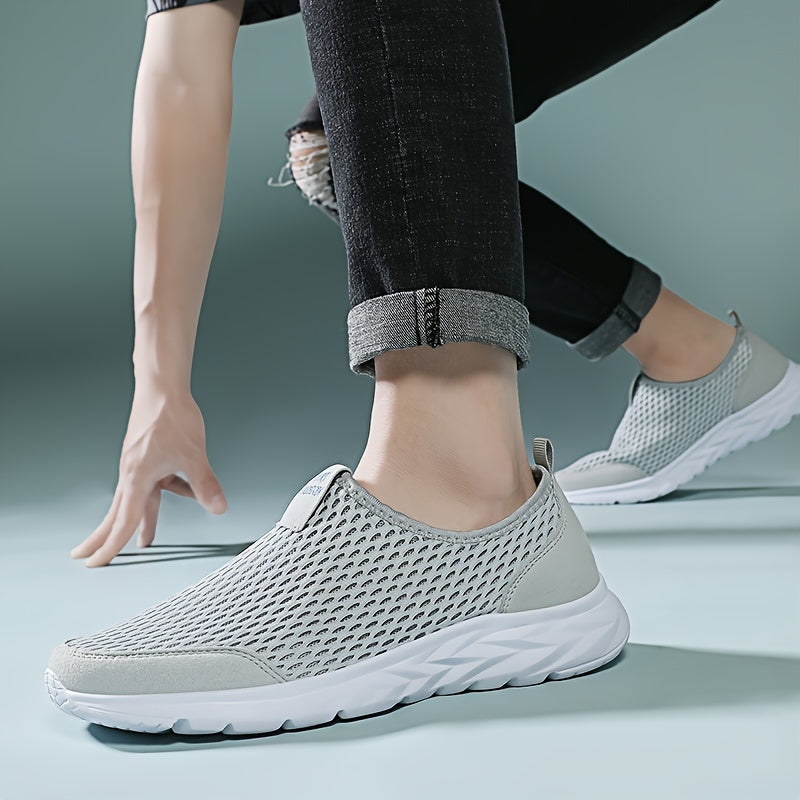 LAURENT MONACO | BASKETS SANS LACETS EN MAILLE POUR HOMMES