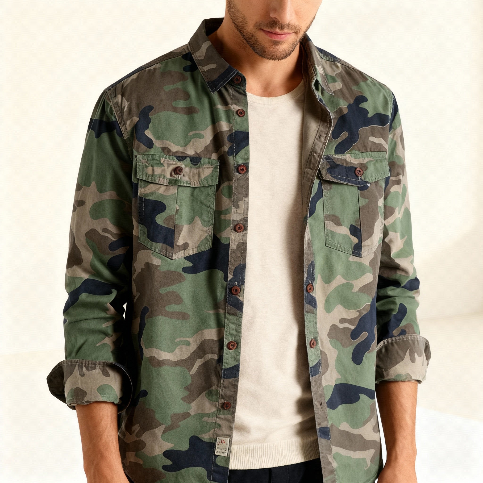 LAURENT MONACO | VESTE CAMO POUR HOMMES